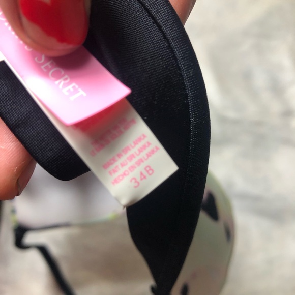 Victorias Secret Swim The Hottie Halter Banded Push-Up Bikini Top Multi-Col - Picture 7 of 8